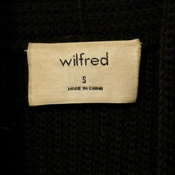 Aritzia Wilfred | Olivie Merino Wool Cardigan | Black | S - Picture 7 of 10